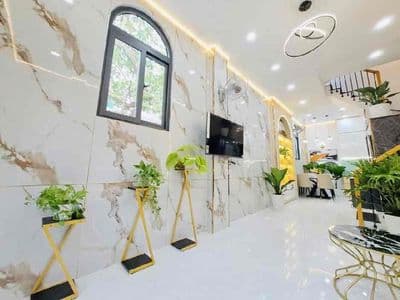 Siêu phẩm căn góc hxh thông - quang trung nguyễn văn khối - 4 tầng b