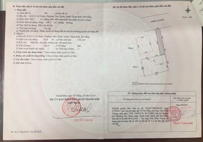 Chính chủ rao bán nhà đường Lê Duẩn-Đà Nẵng; DT 108,3 m2; giá 13,2 tỷ