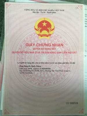 Đất khu Tân Phú Trung, 162m2 thổ cư, 2.5 tỷ, đối diện Vinhomes Củ Chi