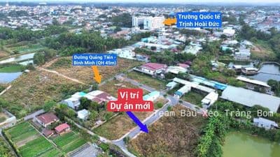Bán đất thổ cư 5x21m, ngay QL1A và trường QT Trịnh Hoài Đức, 1ty250