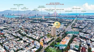 Chỉ 4,5 tỷ sở hữu ngay căn hộ 2PN trung tâm ĐN gần công viên Châu Á