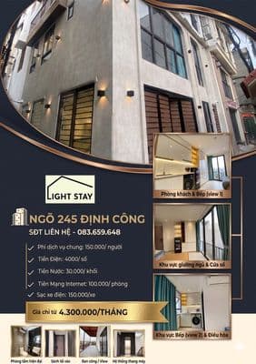 Chung cư mini cao cấp mới 100% tại định công