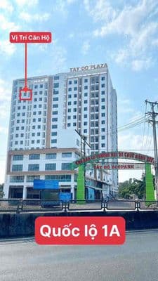 Đã có sổ. Căn hộ Tây Đô Plaza mặttiền Quốc Lộ1A kế bên Bệnh Viện số 10