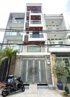 Nhà 4.5 tấm 4x18,5 thang máy 450kg hẻm 1 sẹc LÊ VĂN QUỚI