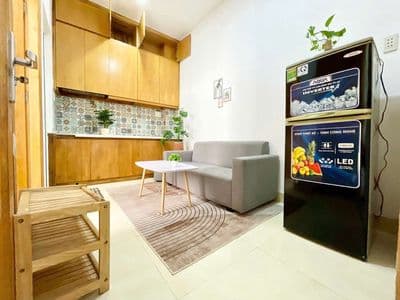 1PN 1PK có HỆ TỦ BẾP LỚN nội thất tiện nghi gần Vincom Saigonres