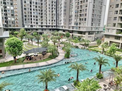 7Tr Có 3 Máy Lạnh Kèm Nội Thất Cơ Bản - Căn 2PN 2WC - View Công Viên