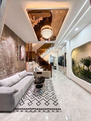 Nhà mới Đặng Nguyên Cẩn, 48m2, 3 tầng, 5 phòng, hẻm 5m kế chợ Phú Lâm