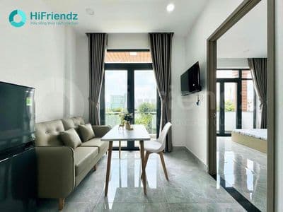 1PN-Phòng 2 Ban Công Full Nội Thất Máy Giặt Riêng