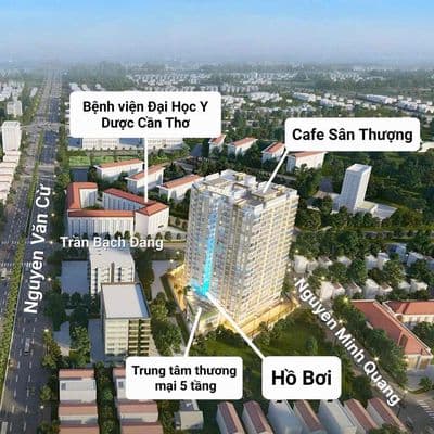 60m2 - view ngoài THIÊN QUÂN MARINA NGANG ĐẠI HỌC Y DƯỢC CẦN THƠ