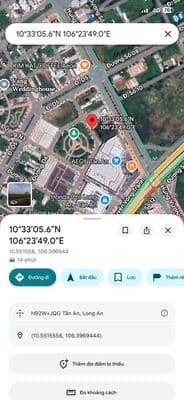 Đất mặt tiền siêu thị Aeon Mall
