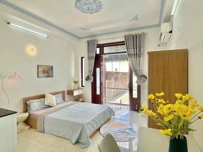 Cho Thuê Căn Hộ Ban Công Full Nội Thất Giá Rẻ Ngay Chợ Tân Quy Quận 7
