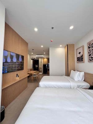 Căn hộ ở ngắn hạn, full nội thất, an ninh gần bệnh viện, trường đh