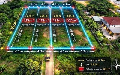 Bán đất nền đại Phước hẻm 1/ Hùng Vương full thổ cư hẻm xe hơi