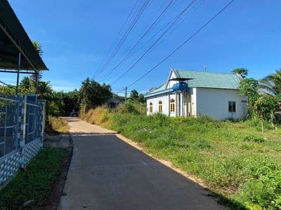 Đất full thổ cư 155m2, sổ hồng riêng, đường bêtông ô tô, gần hồ Trị An