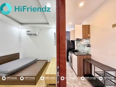 Căn hộ mini full nội thất cao cấp máy giặt riêng ngay aeon bt giáp q6