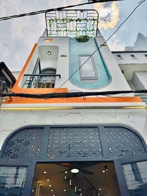 NHÀ 2 LẦU 24.7m2 HẺM XE HƠI THÔNG GẦN DƯƠNG QUẢNG HÀM, NGUYỄN THÁI SƠN