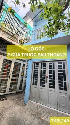 Lô góc 2 cửa trước sau thoáng giáp q.1