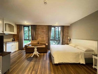 Căn hộ studio/1Pn cao cấp gần Đảo Kim Cương! Tone Ấm - full nội thất