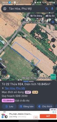 10844m2 mặt tiền Hội Bài Châu Pha nối cảng Cái Mép và cao tốc BH-V