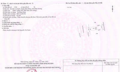 Bán đất Trung tâm hành chính Bàu Bàng, sổ hồng full thổ cư, chính chủ