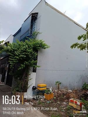 4 tỷ - nhà 2 tầng, đường số 5 - linh trung