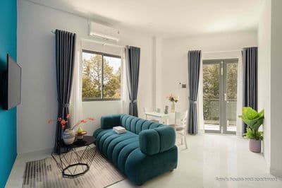 1 phòng ngủ + studio ban công siu rộng full nội thất _cho nuôi pet