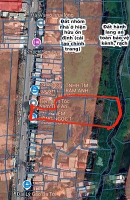 Bán đất mặt đường Nguyễn Cửu Phú 5000m có 2600m thổ cư
