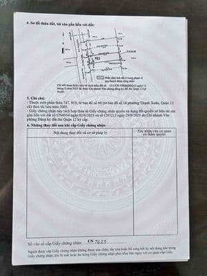 Đất chính chủ. ( thạnh xuân 52 )