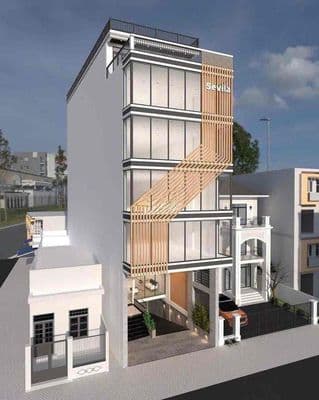 Building đường 3 Tháng 2 p12 Quận 10 7x20m 8 tầng full ốp kính TM PCCC