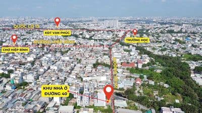 NHÀ MT ĐƯỜNG SỐ 40 HIỆP BÌNH CÓ THANG MÁY, 9P NGỦ TIỆN LÀM CHDV