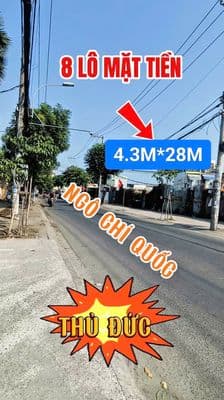 23 lô đất đẹp- mt ngô chí quốc- dt 72m2- 90m2- 120m2- sổ riêng