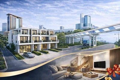 Nhà ở xã hội 1 trệt 1 lầu 1 lửng - vsip2 . khu compound - haven living