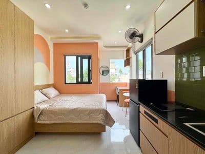 Hệ Thống Phòng Trọ Dạng Căn Hộ Full Nội Thất ngay Bàu Cát - Bảy Hiền