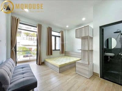 Studio Ban Công Full Nội Thất Ngay Chợ Thạch Đà