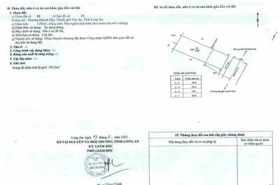 Ngân hàng thanh lý bán Đất Mặt tiền Quốc Lộ 1A, TP Tân An, Long An