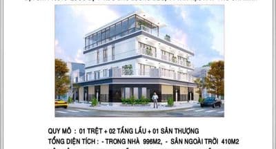 Cho thuê toà nhà góc 2 mặt tiền 21x21