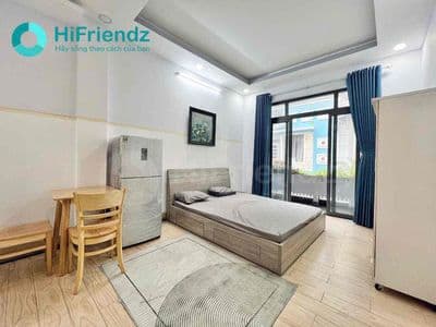 STUDIO BAN CÔNG CỰC XINH FULL NỘI THẤT