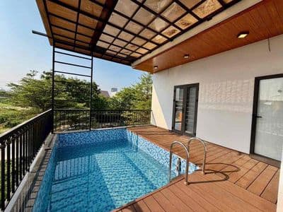 Cho thuê villa hồ bơi 3pn có hồ bơi gần cầu thuận phước
