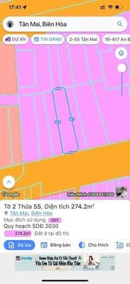 Bán nhà phố mặt tiền phường Tam Hiệp (Tân Mai cũ)