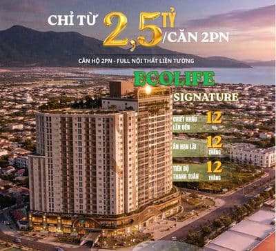 Mở Bán Căn Hộ Thương Mại Cao Cấp Ecolife Signature Chỉ Từ 36.5 Tr/m2