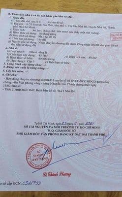Bán nhà sổ riêng hỗ trợ vay ,thương lượng là chốt , giáp Phú Mỹ Hưng
