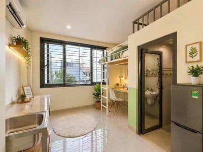 Gác mới cửa sổ đón gió ở bình thạnh