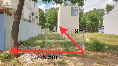 Bán lô đất ngang 5.5m tại KDC Phú Chánh , Tp Thủ Dầu Một cũ
