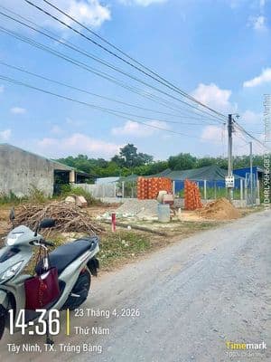 Chỉ 450 Triệu có lô đất 150m2 ngay KCN Trảng Bàng, SHR, Dân cư đông