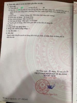 Chính Chủ Bán Đất Đường Trương Xuân Nam Khu Nam Hòa Xuân giá 4,5 tỷ