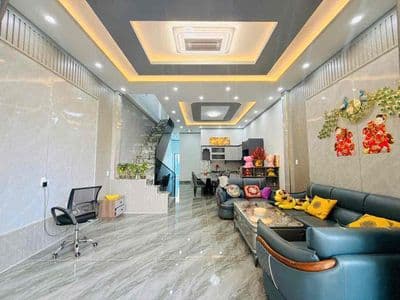 CHO THUÊ NHÀ LẦU MẶT TIỀN - HƯƠNG LỘ 7 - Gần Cầu Bạch Đằng - Giá: 7tr5