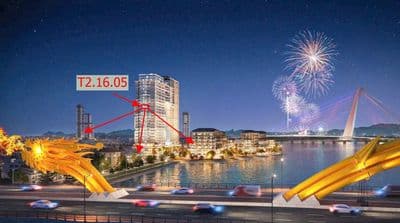 Siêu phẩm 2 phòng ngủ view cầu rồng – sông hàn đẹp nhất sun ponte