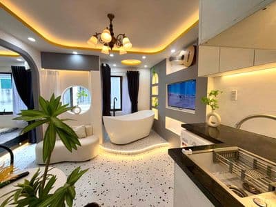 Chdv 1pn- 2pn ban công bồn tắm view đỉnh 50-75m2 bóc seal ngay quận 1