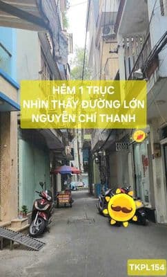 NGUYỄN CHÍ THANH Q.10 GIÁP Q.1, Q.5 NHÀ HAI MẶT HẺM THOÁNG MÁT NHỈNH 3