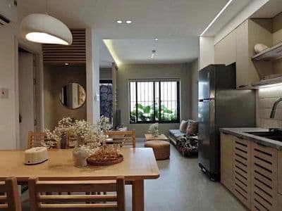 ban công một phòng ngủ 45m2 Quận Bảy gần trường đại học tdt RMIT ufm